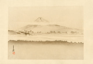 Góra Fuji w oddali