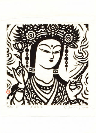 Benten with lotus flower