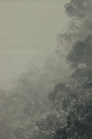 neblige Landschaft