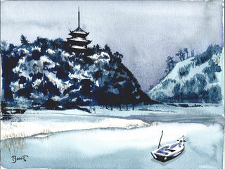 Sankeien-Gärten im Schnee