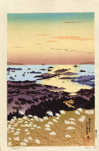 View of 99 islands at Sasebo from Yumiharitake