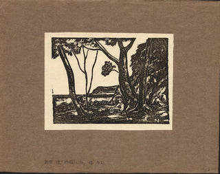 Sea from a Grove