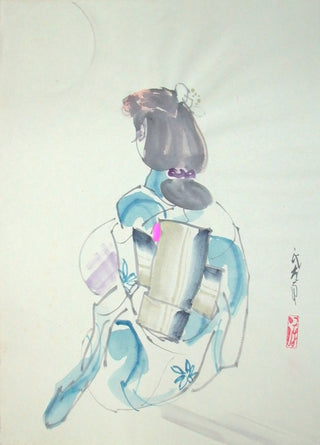 maiko sentada