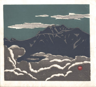 Mt. Komagatake in Kiso above the clouds