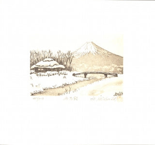 Mt. Fuji in snow