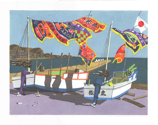 Puerto pesquero, principios de primavera