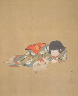 Jeune fille avec un chat