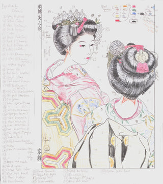 Farbseparation für Kyo Maiko