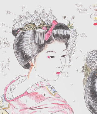 Farbseparation für Kyo Maiko