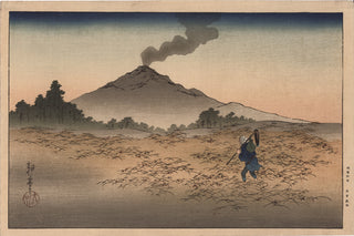 Farmer With volcano