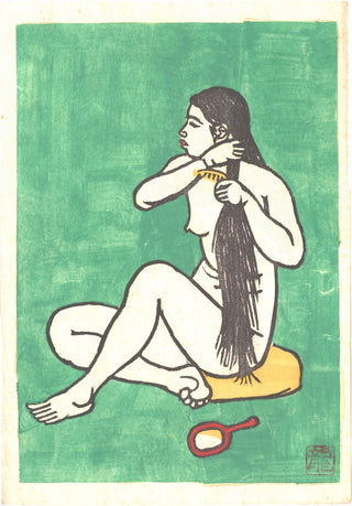 Peinándose el cabello