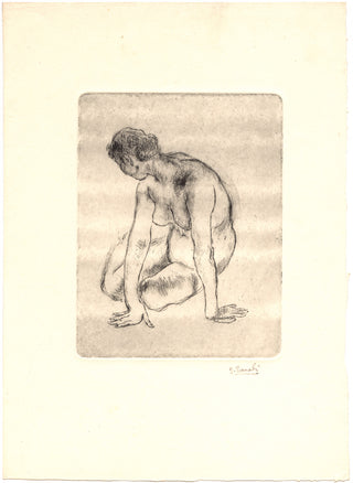 nue assise