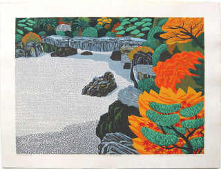 Old garden of Tokushima temple