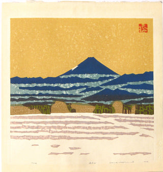 Der Berg Fuji in der Ferne