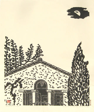 Mittagsmond in Los Angeles