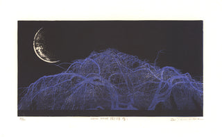 New Moon treetop blue