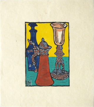 Samenstelling van Westers glas, pot en kan.