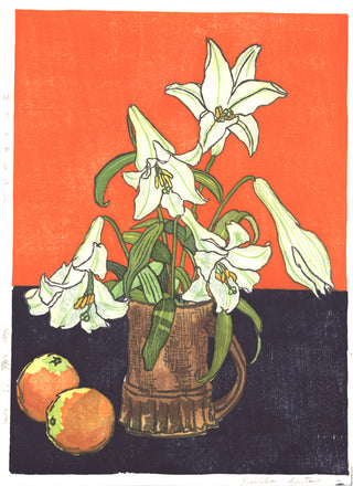 Nature morte aux lys et aux oranges