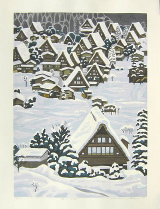 Shirakawa-go in the snow