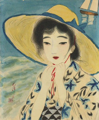 Girl by the shore