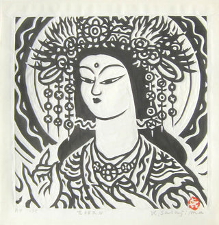 La diosa budista Lakshmi