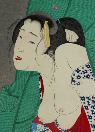 The appearance of a kept woman of the Kaei era (1848-54)