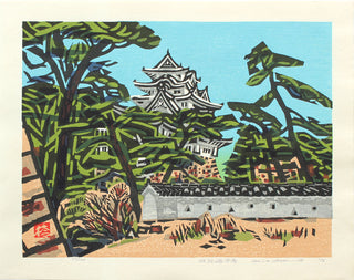 Castillo de Himeji a principios de primavera