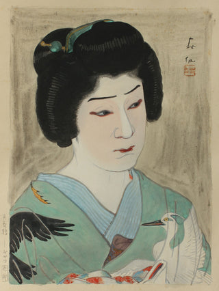 Nakamura Shibajaku als Okatsu