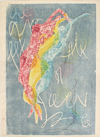 Enfant avec des fleurs dans les cheveux