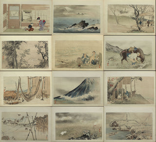 Seihô twelve views of Fuji