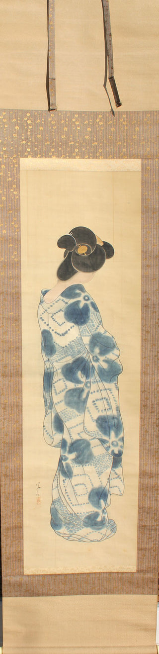 Yukata no onna - Vrouw in zomerkimono