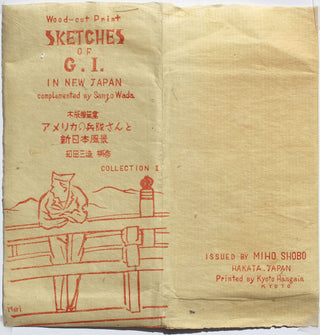 Three Woodblock-printed postcards