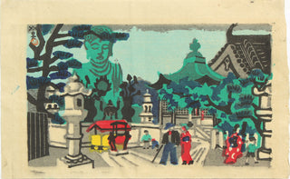 Grote Boeddha in de Nofuku-tempel in Kobe