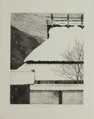 Casa de campo en la nieve