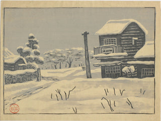 Yoyogi snowscape