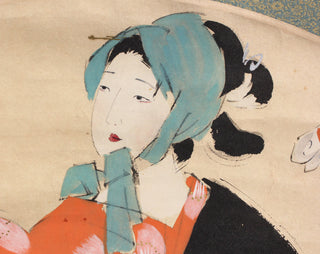 Girl with hobby horse
