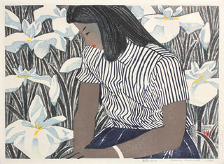 Iris et jeune femme