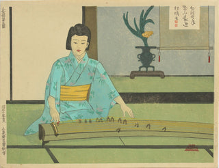 Girl Playing the koto