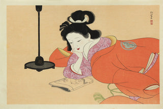 Girl Reading a book