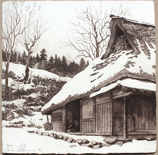 Farmhouse In snow