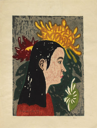 Fille de profil