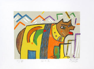 Hund im Berg