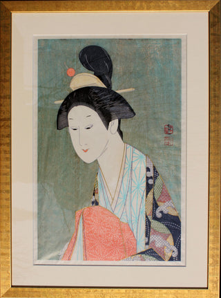 The tayû (high-ranking courtesan) from "Ninin Wankyu"