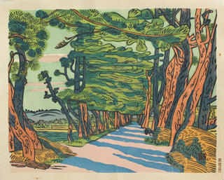 Avenida Pine de Tsuda en Matsue