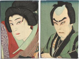 Two small envelops with actor portraits
