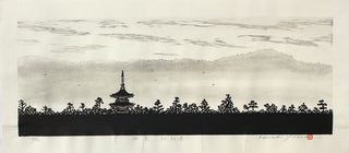 High sky over Ninnaji (temple)