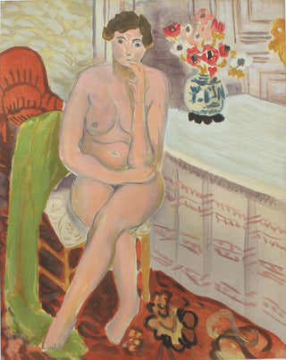 nue assise