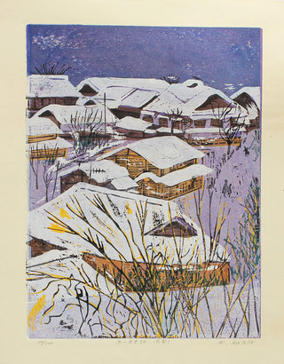 De Kisoji-weg in de winter