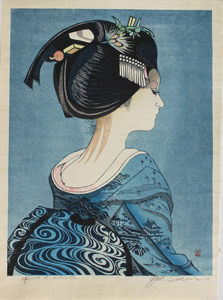 Maiko gezien van achteren