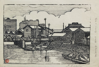Right river bank seen from Nihonbashi